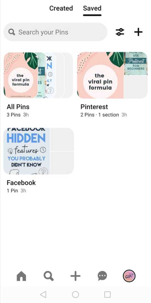 Create a Board Section on Pinterest