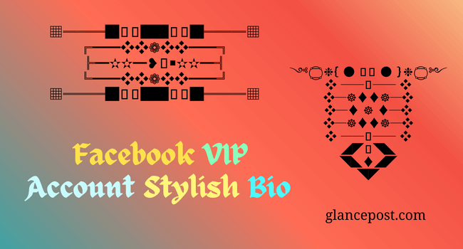 Facebook VIP Account Stylish Bio Templates