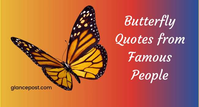 Butterfly Quotes from Famous People