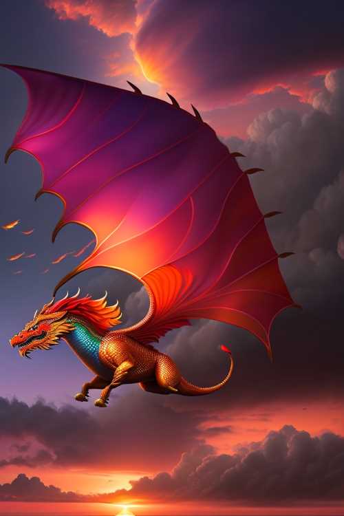 AI image of a dragon