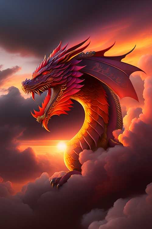 AI image of a dragon